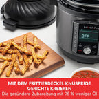 Pro Crisp 11-in-1, Heißluft, Schnellkochtopf, Slow Cooker, Dampfgarer, Grill, Dörren, Sous-Vide, 1500W, 7.6L, schwarz