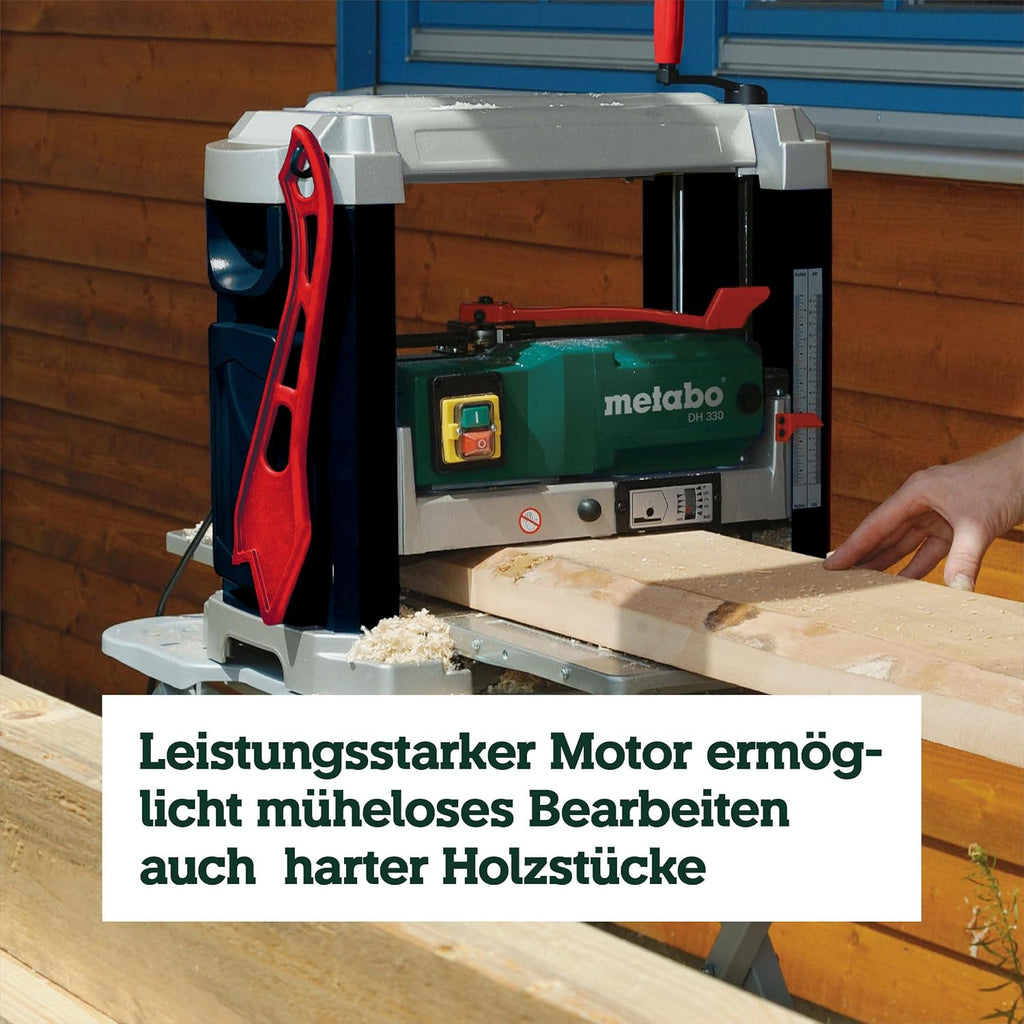 Dickenhobel DH 330 – 0200033000 – Hobelmaschine mit starkem Motor und stabilem Getriebe – Nennaufnahmeleistung: 1800 W