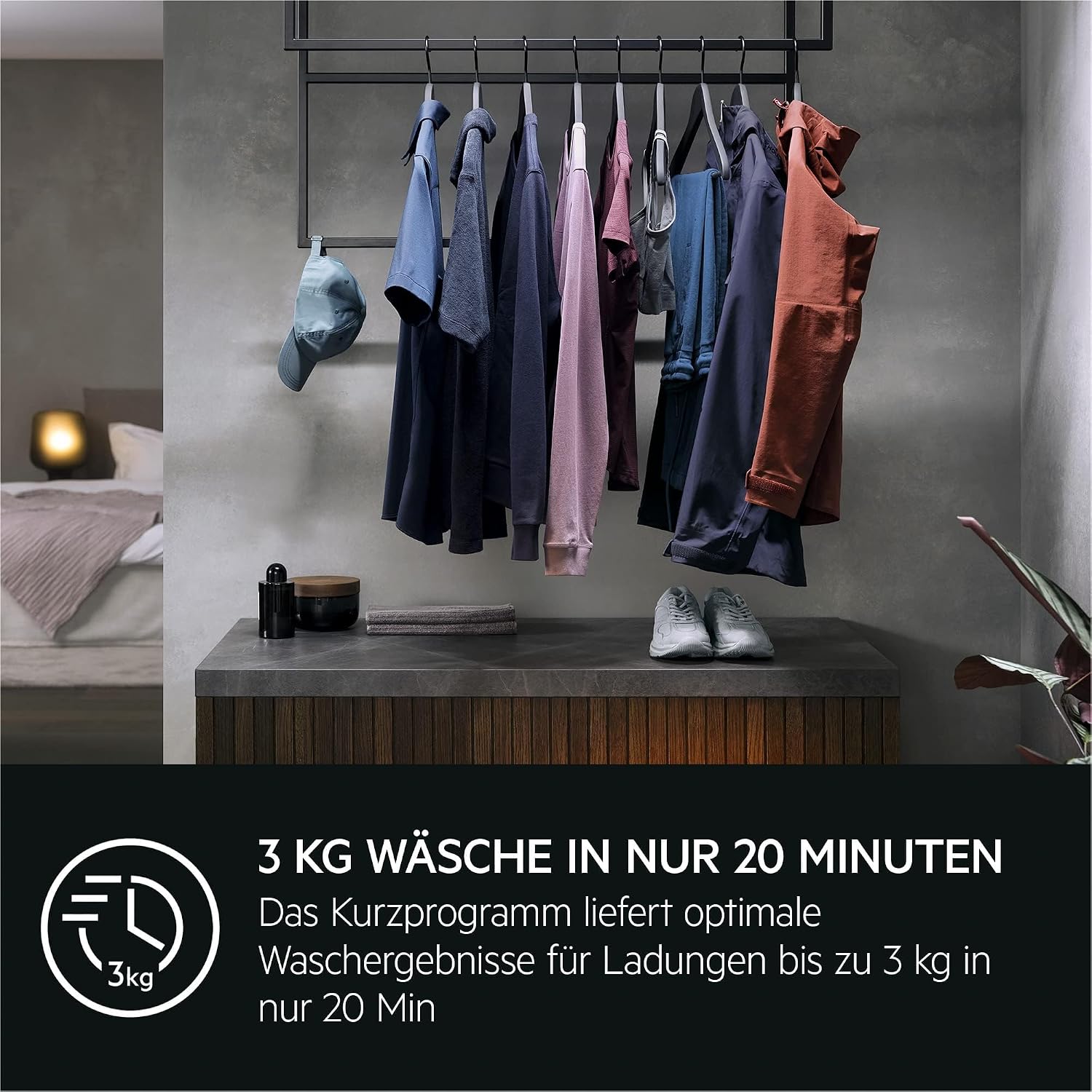 Waschmaschine 8kg, Serie 6000 ProSense: Mengenautomatik (Waschdauer+Energie anpass.), Startzeitv., Nachlegef., Vollwasserschutz, 1400 U/min, L6AMZ48FL