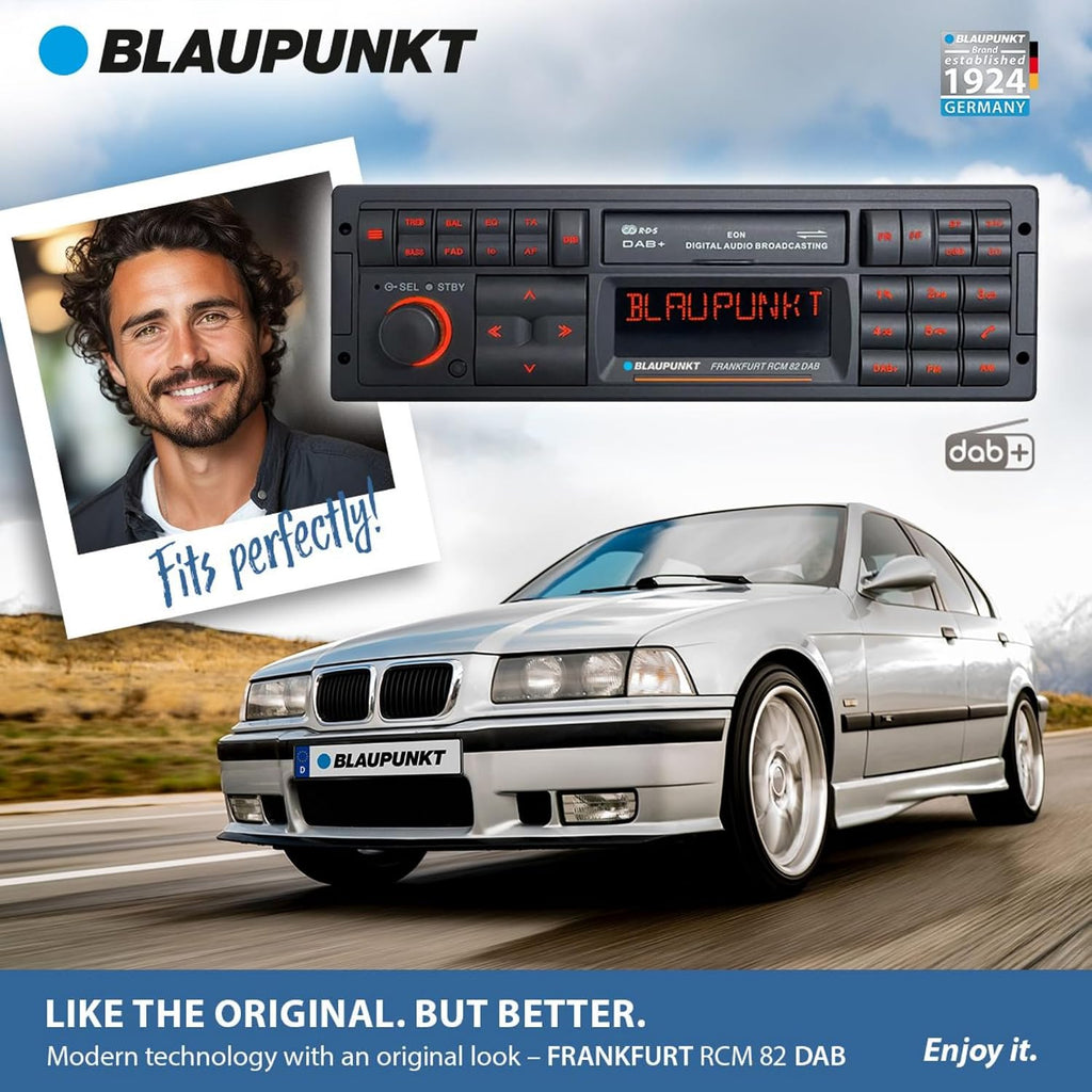 Frankfurt RCM 82 DAB, 1-DIN Autoradio, DAB+, BT, AUX, USB, SD, Lenkradfernbedienung, Freisprech., Equalizer, 200W, schwarz