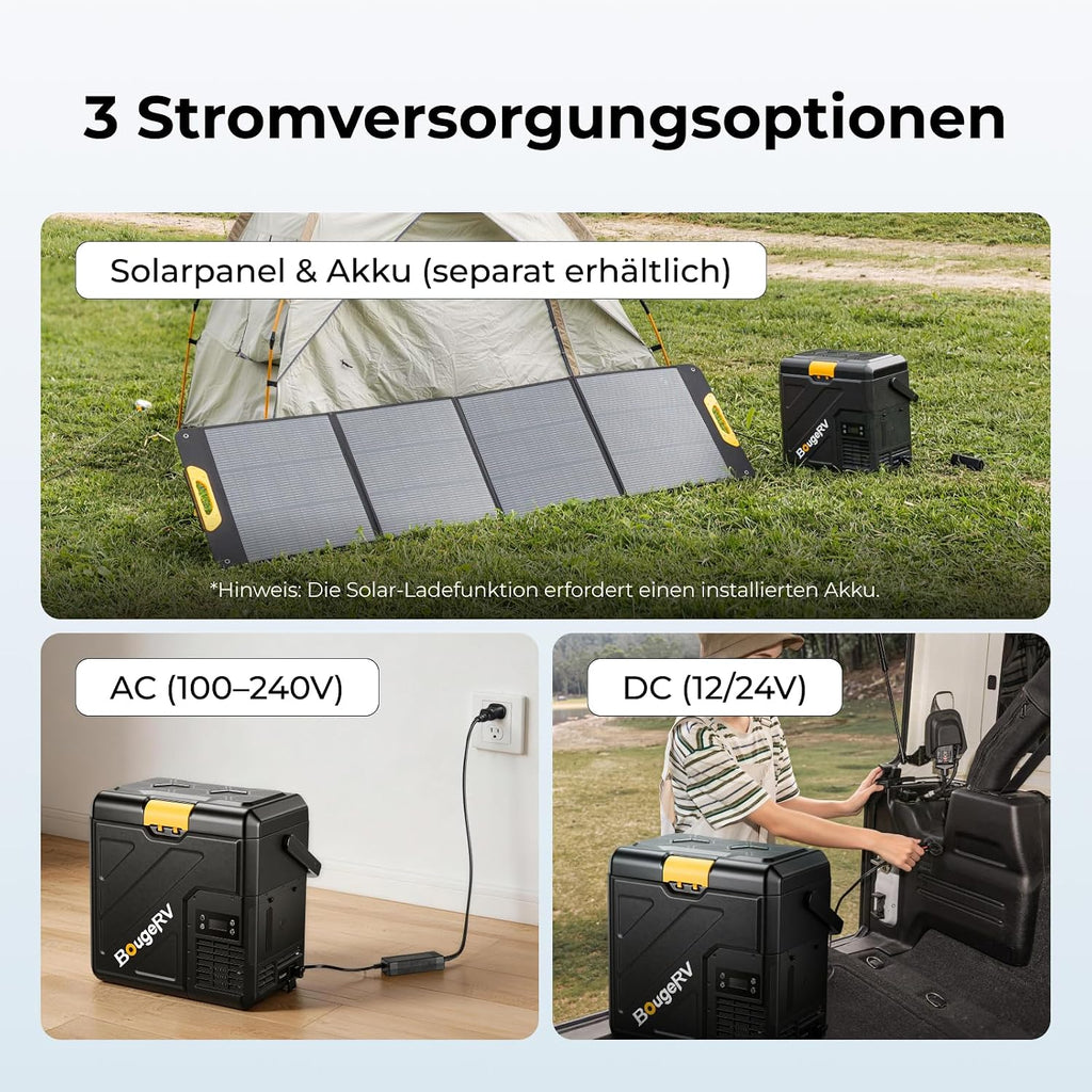 CRH20 20L Kompressor Kühlbox mit Akku 240Wh, tragbar 12/24/230V, App-Steuerung, IPX4 Mini-Kühlschrank für Camping Reisen Boot Angeln, -20~20°C (2026 Neu)
