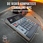 MPC Sample - Standalone Portable Sampler, Sequenzer und Effektprozessor mit Akku, USB-C, integriertem Lautsprecher und Mikrofon