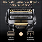 Series 9 PRO+ 9567cc, Silber - Elektrorasierer, 5+1 Ultradünne Klingen, Barttrimmer, 60 Min. Akku, wasserdicht, Etui, 6in1 SmartCare Center