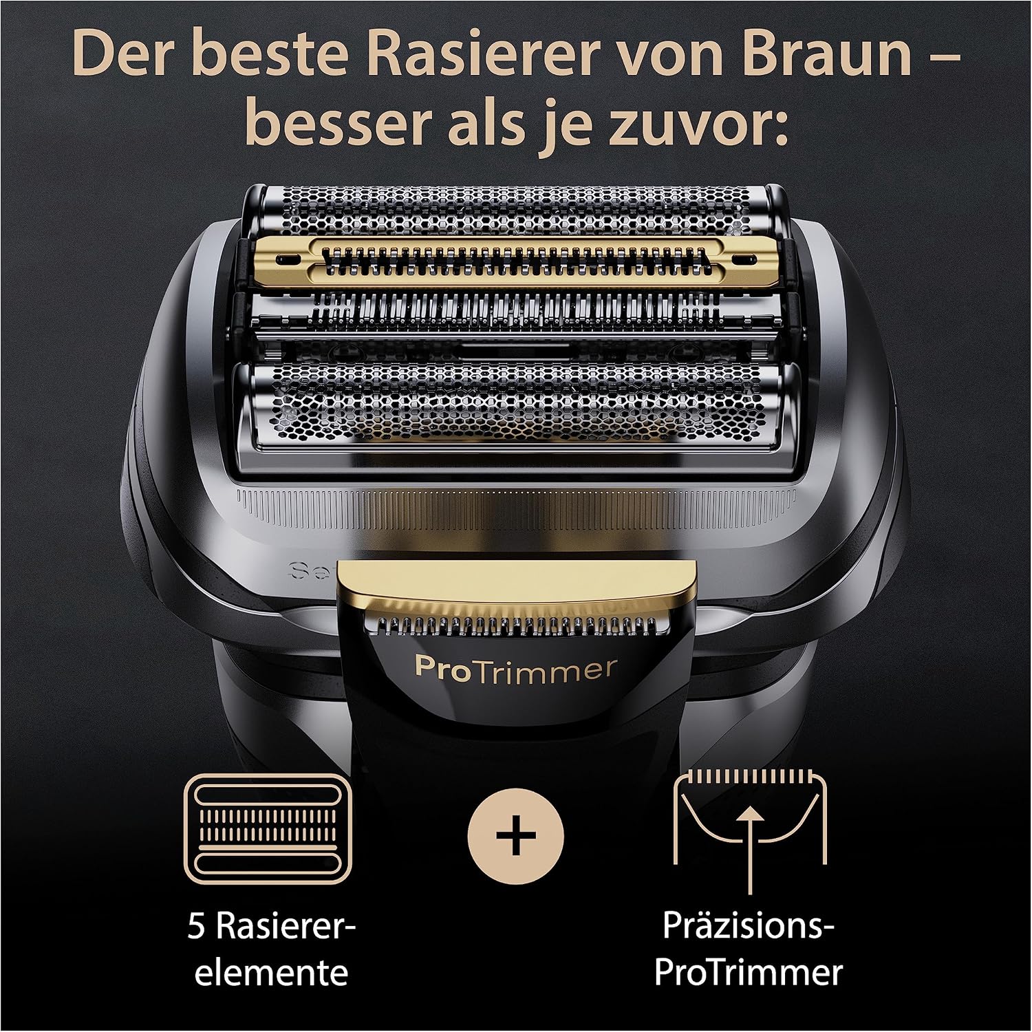 Series 9 PRO+ 9567cc, Silber - Elektrorasierer, 5+1 Ultradünne Klingen, Barttrimmer, 60 Min. Akku, wasserdicht, Etui, 6in1 SmartCare Center