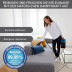 Ixeo Power All-in-One Dampfglätter, 3-Pos.Smart Board, 5.8bar, 200g/min Dampf, desinfiz., schwarz/blau, QT2022