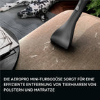 Staubsauger m. Beutel, 69 dB, HEPA, 5 L Beutel, Turbo-Düse für Tierhaare, 12 m, alle Böden, Zusatzdüsen, grau, VX9-5-EBR