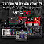 MPC Sample - Standalone Portable Sampler, Sequenzer und Effektprozessor mit Akku, USB-C, integriertem Lautsprecher und Mikrofon