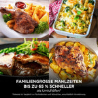 FlexDrawer Dual-Zone Heißluftfritteuse, 10,4L, herausnehmb. Trenner, Antihaft, spülmaschinenfest, 7-in-1, schwarz/kupfer, AF500EUCP