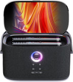 Karaoke-Maschine mit Textanzeige, 2 Mikrofonen, 140W, Bluetooth, HDMI, selbstaufladend, für Karafun-App, Shell S2