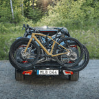 Plattformfahrradträger Easyfold 3 Für Anhängerkupplung Schwarz, 2(3) Fahrräder