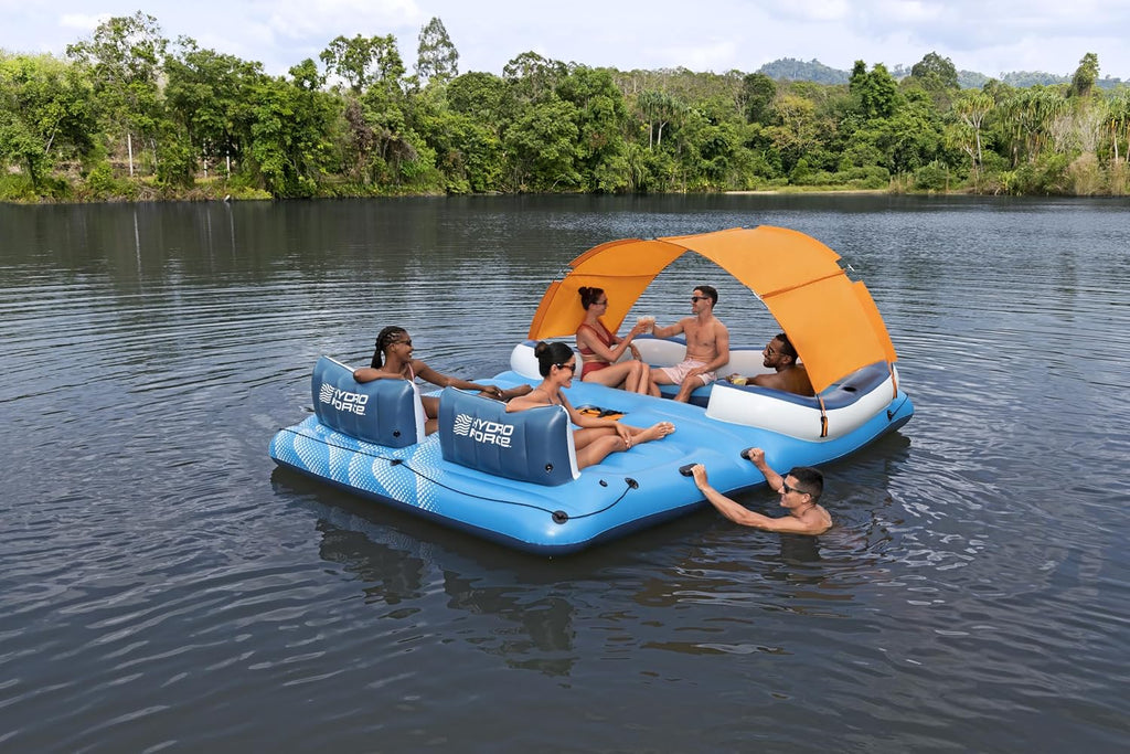 Hydro-Force 6-Personen-Badeinsel Tropical Breeze 389 x 274 cm