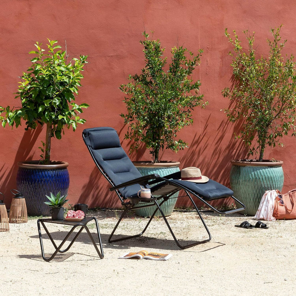 Gepolsterter Zero Gravity Relaxsessel RSX Clip XL - Klappbarer Liegestuhl für Garten & Innen, AirComfort-Gewebe, Mehrpositionen, Komfortabel