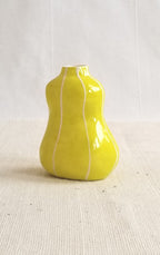 Handgefertigte Keramik Knospe Vase - Modernes Wohndekor, 10cm x 7cm x 6cm, Graues Geschenkgewebe