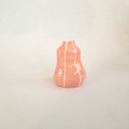 Handgefertigte Keramik Knospe Vase - Modernes Wohndekor, 10cm x 7cm x 6cm, Graues Geschenkgewebe