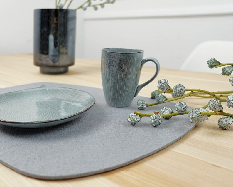 Filz Tischsets 45x35cm rechteckig rPET Platzdeko