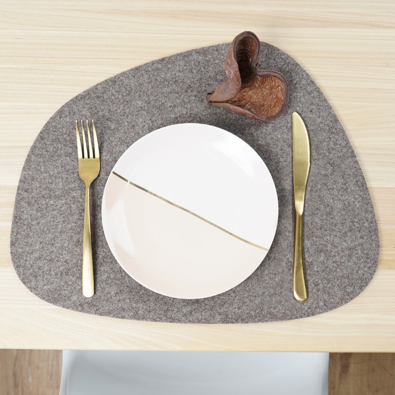 rPET Filz Tischsets 45x35cm rechteckig Platzset