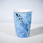 Handgemachte Keramik Tasse Sternennacht Ozean Wal Becher Kaffeetasse