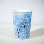 Handgemachte Keramik Tasse Sternennacht Ozean Wal Becher Kaffeetasse