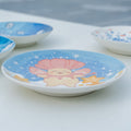 Keramik Ring Schale Muschel Mann Ozean inspiriert Himmelblau Seestern Schmuckstück Schale Kawaii Catchall Tablett für Kinder
