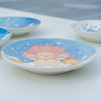 Keramik Ring Schale Muschel Mann Ozean inspiriert Himmelblau Seestern Schmuckstück Schale Kawaii Catchall Tablett für Kinder