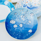 Handbemalte Keramikschale Ozean Trinket Schale Fairycore Wohnkultur Geschenk