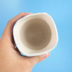Handbemalte Keramiktasse Skyward Flight, Ozeanblau, Fassungsvermögen 300 ml, mikrowellengeeignet
