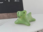 Handgemachte Keramik Hunde Figur, Schreibtisch Deko, 2,5-5 cm, Unikat