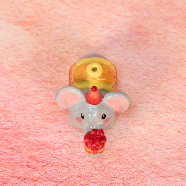 Keramik Elefant Kerzenhalter Handgemacht Kawaii Wohnkultur Party Dekoration
