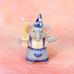 Handgefertigte Keramik Elefant Kerzenhalter Set - Geburtstagsgeschenke, Elefant Figuren, Keramik Wohnkultur