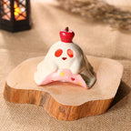Handgefertigter Keramik Weihrauchbrenner Geist Rosa Halloween Kerzenhalter Teelichthalter Diffuser