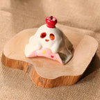 Handgefertigter Keramik Weihrauchbrenner Geist Rosa Halloween Kerzenhalter Teelichthalter Diffuser
