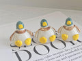 Handgefertigte Keramik Ente Figur – Einzigartige Kaminsims Dekoration (2-5 cm)