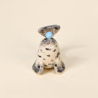 Keramik Robbe Regenmantel Kerzenhalter Cake Topper Handbemalt Dekorativ Party Dekoration