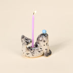 Keramik Robbe Regenmantel Kerzenhalter Cake Topper Handbemalt Dekorativ Party Dekoration