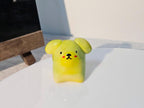 Handgemachte Keramik Hunde Figur, Schreibtisch Deko, 2,5-5 cm, Unikat