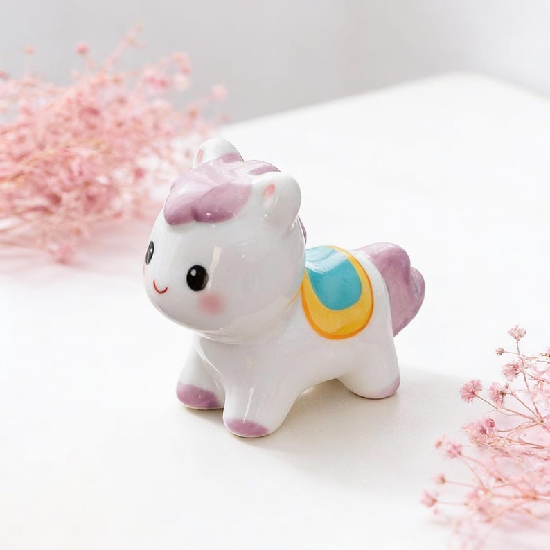 Keramik Pony Pinselhalter, Kalligraphie Pinselhalter, Schreibtisch Organizer