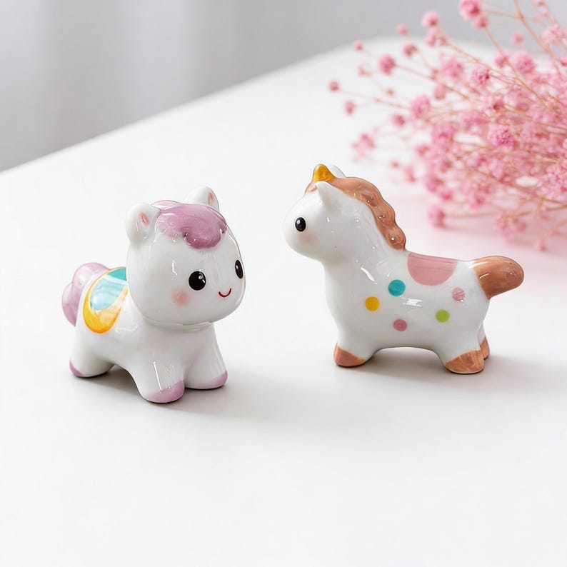 Keramik Pony Pinselhalter, Kalligraphie Pinselhalter, Schreibtisch Organizer