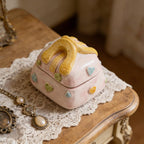 Handgefertigte Keramik Handtasche Schmuck Box - Kokette Ästhetik Aufbewahrungsbox