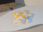 Handgefertigte Keramik Liegekatze Figur 2-3 Zoll, glänzend glasiert, Desktop Dekoration, Katzenliebhaber Geschenk
